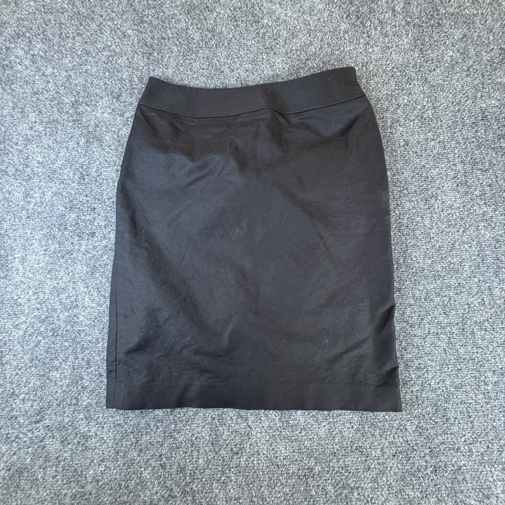 Halogen Straight & Pencil Skirt Women's 28x20 Black Stretch Comfort High Waisted